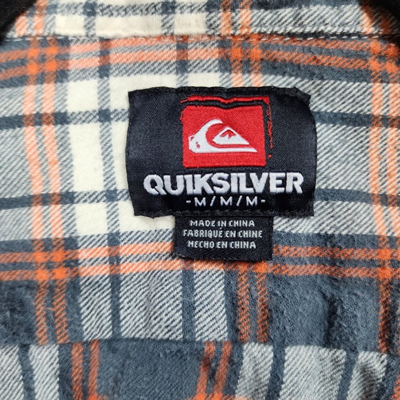 Quicksilver mens size medium flannel - Picture 2 of 3